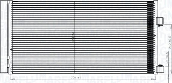 Magneti Marelli 350203847000 - Condensateur, climatisation droxauto.com