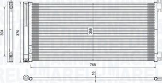 Magneti Marelli 350203808000 - Condensateur, climatisation droxauto.com