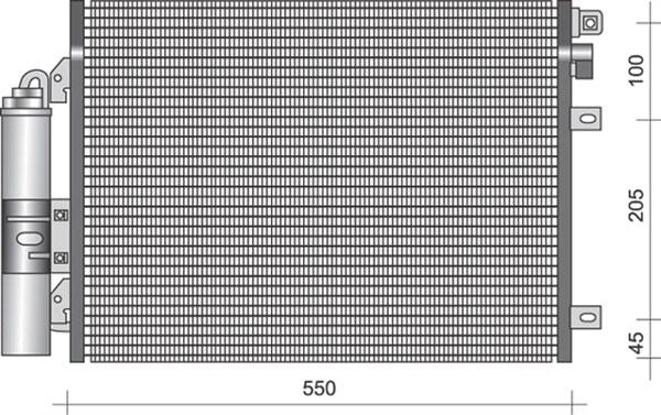 Magneti Marelli 350203366000 - Condensateur, climatisation droxauto.com