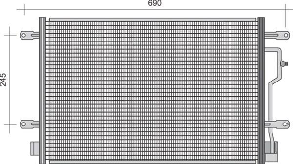 Magneti Marelli 350203376000 - Condensateur, climatisation droxauto.com