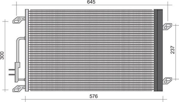 Magneti Marelli 350203269000 - Condensateur, climatisation droxauto.com