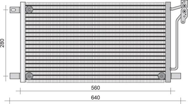 Magneti Marelli 350203280000 - Condensateur, climatisation droxauto.com