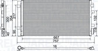 Magneti Marelli 350203762000 - Condensateur, climatisation droxauto.com