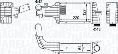 Magneti Marelli 351319204190 - Intercooler, échangeur droxauto.com