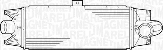 Magneti Marelli 351319201570 - Intercooler, échangeur droxauto.com