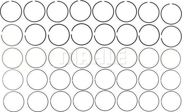 MAHLE 42216CP - Jeu de segments de pistons droxauto.com