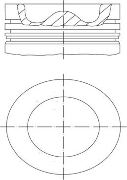 MAHLE 011 PI 00109 000 - Piston droxauto.com