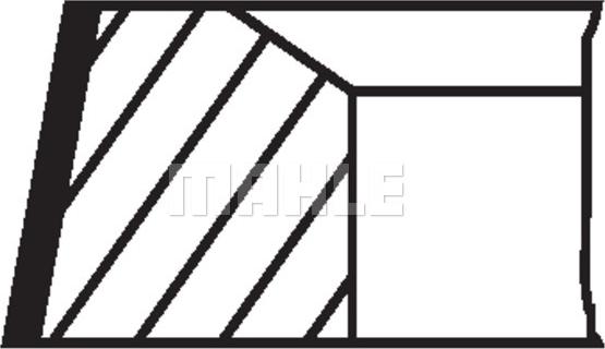 MAHLE 037 RS 00113 0N0 - Jeu de segments de pistons droxauto.com