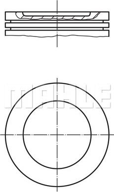 MAHLE 028 22 00 - Piston droxauto.com