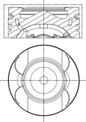 MAHLE 001 PI 00189 000 - Piston droxauto.com