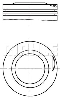 MAHLE 002 25 00 - Piston droxauto.com