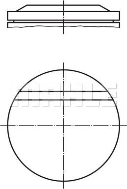 MAHLE 002 71 10 - Piston droxauto.com