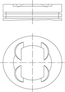 MAHLE 681 PI 00109 002 - Piston droxauto.com
