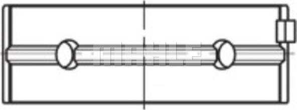 MAHLE 081 HL 21839 025 - Coussinet de vilebrequin droxauto.com
