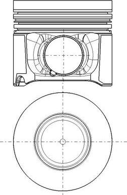 MAHLE 081 PI 00115 000 - Piston droxauto.com