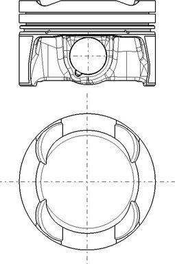 MAHLE 081 PI 00132 000 - Piston droxauto.com