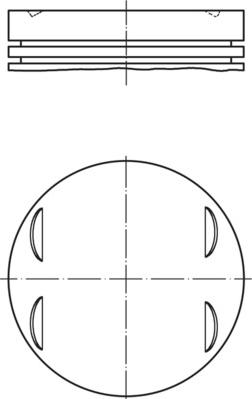 BM Catalysts 11257506222 - Piston droxauto.com