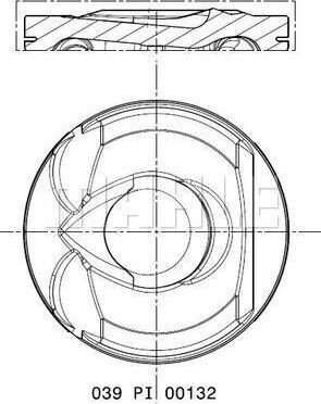 MAHLE 039 PI 00132 002 - Piston droxauto.com