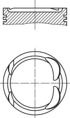 MAHLE 021 PI 00117 000 - Piston droxauto.com