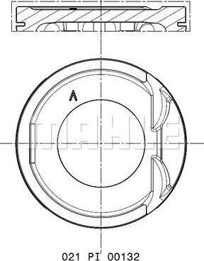 MAHLE 021 PI 00132 000 - Piston droxauto.com