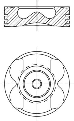 MAHLE 021 PI 00125 000 - Piston droxauto.com