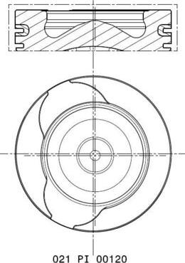 MAHLE 021 PI 00120 002 - Piston droxauto.com