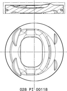 MAHLE 028 PI 00118 000 - Piston droxauto.com