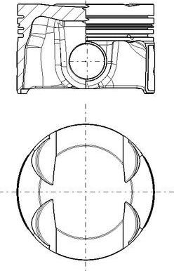 MAHLE 028 PI 00181 000 - Piston droxauto.com