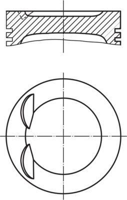 MAHLE 028 PI 00134 000 - Piston droxauto.com