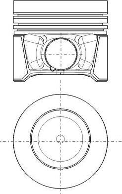 MAHLE 028 PI 00179 000 - Piston droxauto.com