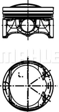 MAHLE 028 PI 00177 000 - Piston droxauto.com