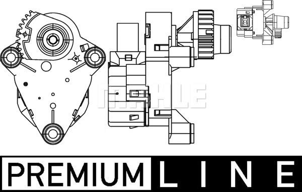 MAHLE AA 55 000P - Élément d'ajustage, clapet de mélange droxauto.com