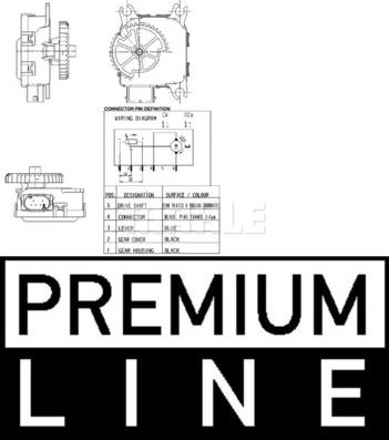 MAHLE AA 14 000P - Élément d'ajustage, clapet de mélange droxauto.com