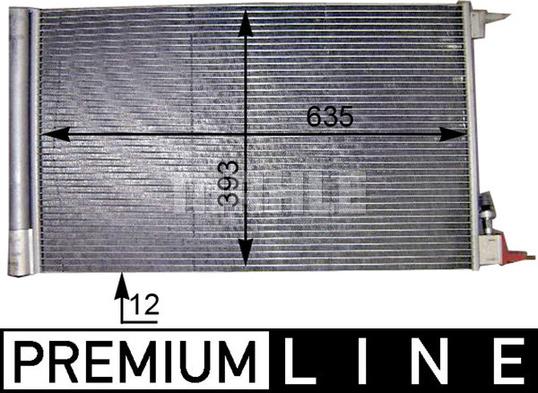 MAHLE AC 552 000P - Condensateur, climatisation droxauto.com