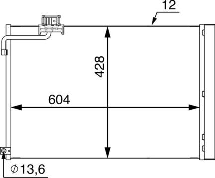 MAHLE AC 51 000S - Condensateur, climatisation droxauto.com