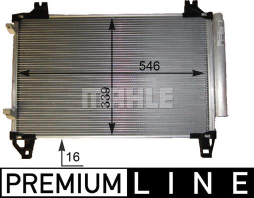 MAHLE AC 800 000P - Condensateur, climatisation droxauto.com