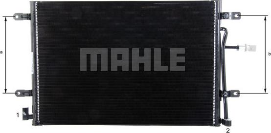 MAHLE AC 812 000P - Condensateur, climatisation droxauto.com