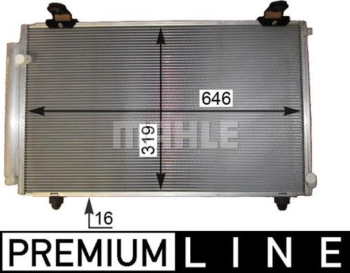 MAHLE AC 817 000P - Condensateur, climatisation droxauto.com