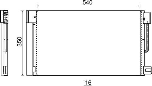 MAHLE AC 367 000S - Condensateur, climatisation droxauto.com