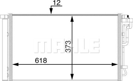 MAHLE AC 72 000S - Condensateur, climatisation droxauto.com