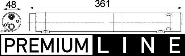 MAHLE AD 95 000P - Filtre déshydratant, climatisation droxauto.com