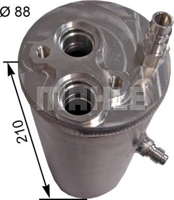 MAHLE AD 44 000S - Filtre déshydratant, climatisation droxauto.com