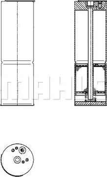 MAHLE AD 159 000P - Filtre déshydratant, climatisation droxauto.com