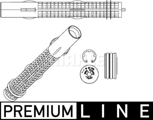 MAHLE AD 287 000P - Filtre déshydratant, climatisation droxauto.com