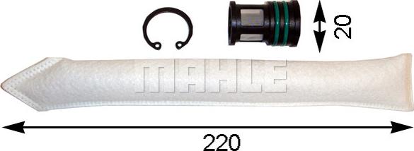 MAHLE AD 74 000S - Filtre déshydratant, climatisation droxauto.com