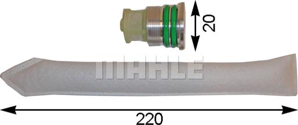 MAHLE AD 76 000S - Filtre déshydratant, climatisation droxauto.com