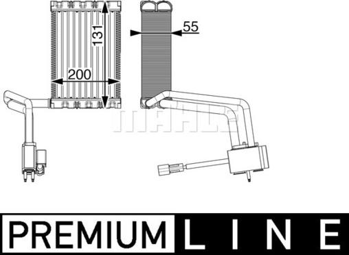 MAHLE AE 5 000P - Évaporateur climatisation droxauto.com