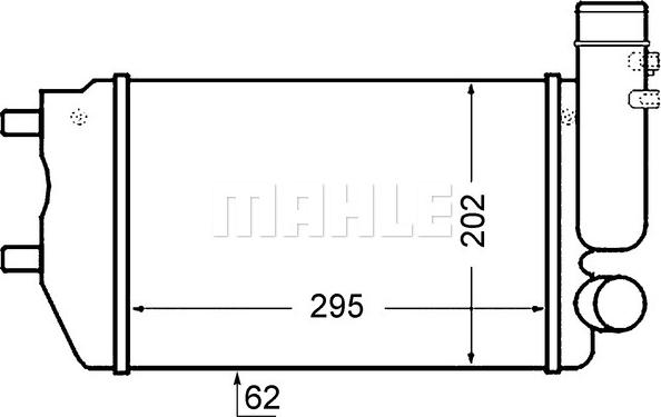 MAHLE CI 129 000S - Intercooler, échangeur droxauto.com