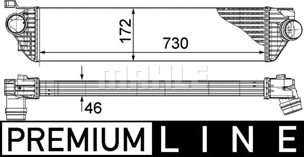 MAHLE CI 386 000P - Intercooler, échangeur droxauto.com