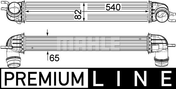 MAHLE CI 375 000P - Intercooler, échangeur droxauto.com